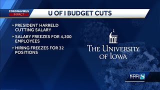 University of Iowa President cuts his salary in half due to budget cuts
