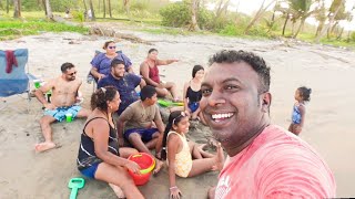 KFC And Coconut Ice Cream At Manzanilla Beach