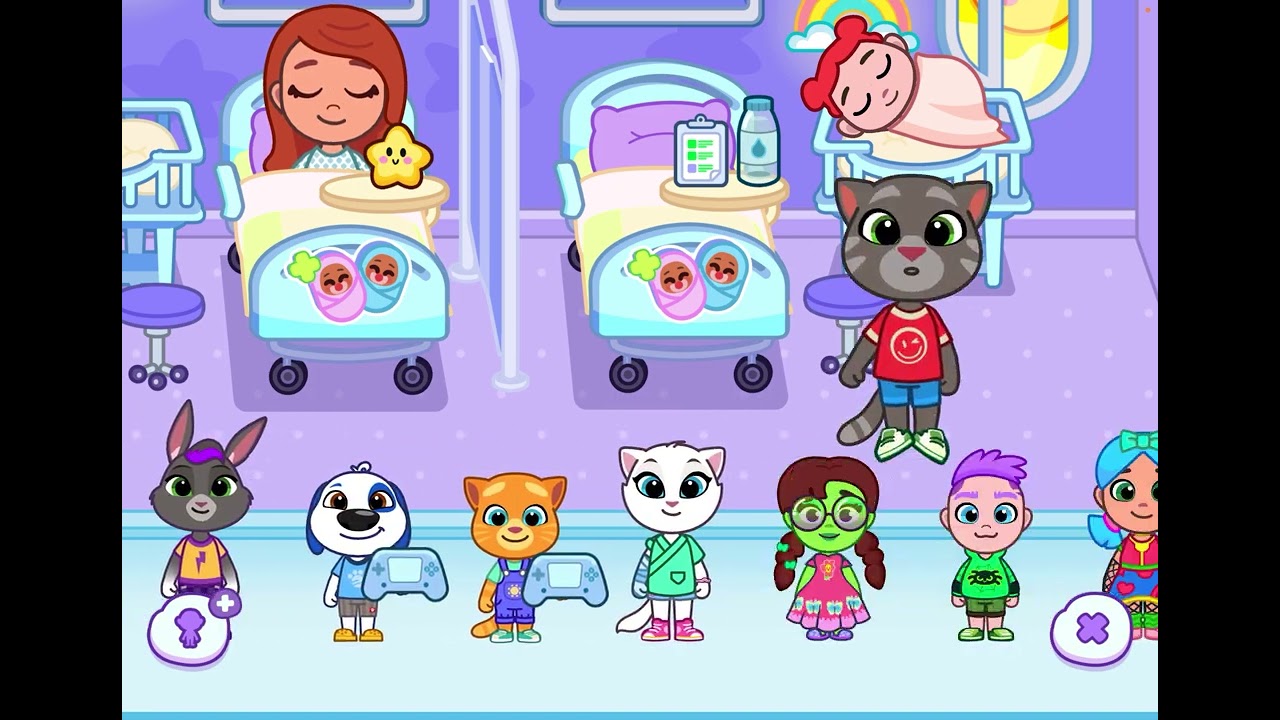 My Tom World Gameplay - Angela Has A New Baby