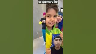 Little brother spilled water and was given a gift 😅 When it was Dad's turn to spill, Mom got angr...