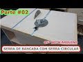 Serra de bancada invertida #01(parte_02) - inclinação 45º com arduino