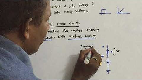 Pulse & Digital Circuits - Methods of generating timebase waveform - UNIT V