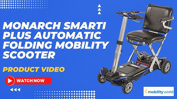 Mobility World Ltd UK - Monarch Smarti Plus Folding Mobility Scooter