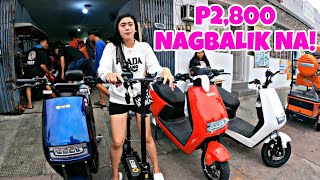 NAGBALIK NA P2,800 E-BIKE SA MARIKINA