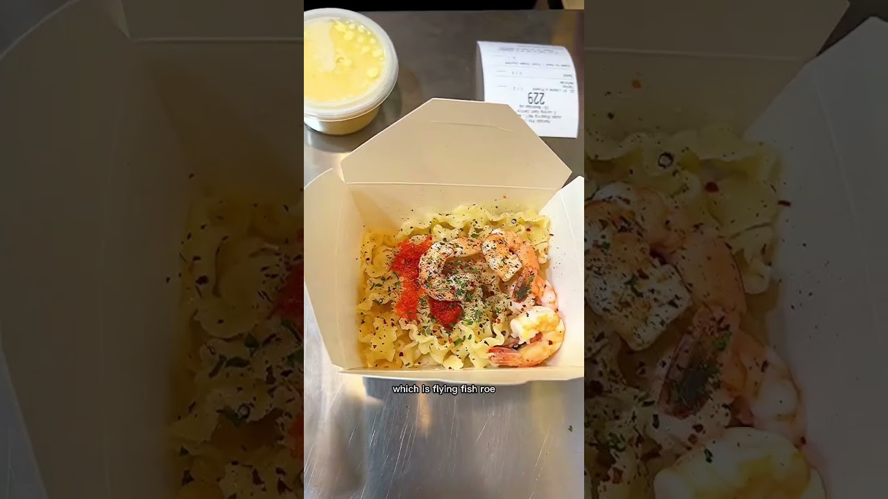 FRESH HANDMADE PASTA Fast Food Style #shorts