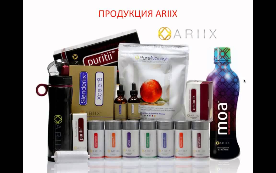 Продукты ARIIX. Компания ARIIX. ARIIX В Казахстане.