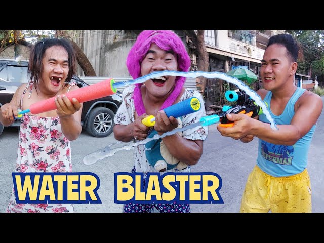 Ang Malakas na Water Blaster ni Bebang | Madam Sonya Funny Video class=