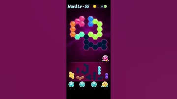 Block! Hexa Puzzle~Regulation A block 7 to 9 levels~ level-55