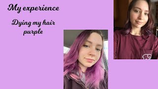 My Experience Dying My Hair Purple Twice