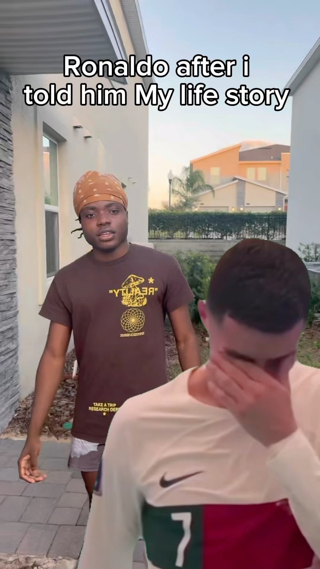 I talked to Ronaldo