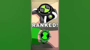 Omnitrix Designs Ranked Worst to Best for Ben 10! #ben10 #ranked #fyp