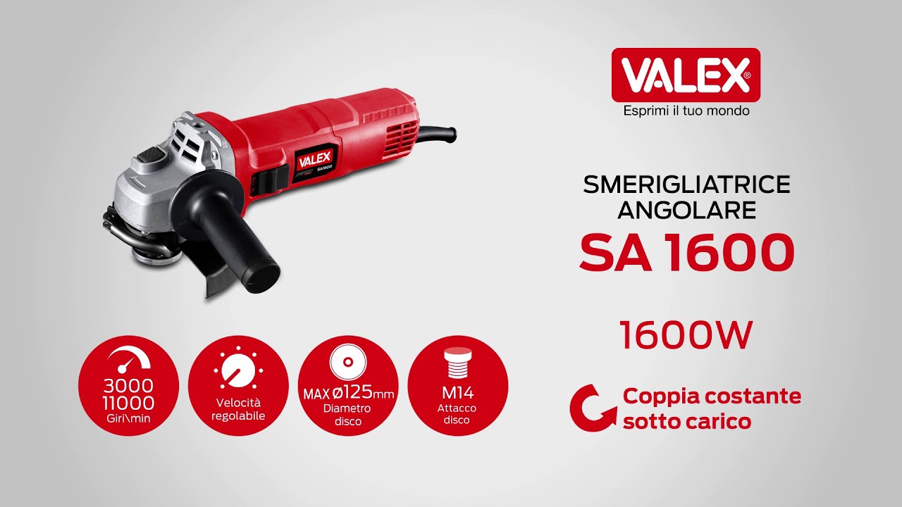 Valex  Smerigliatrice Angolare SA1600 
