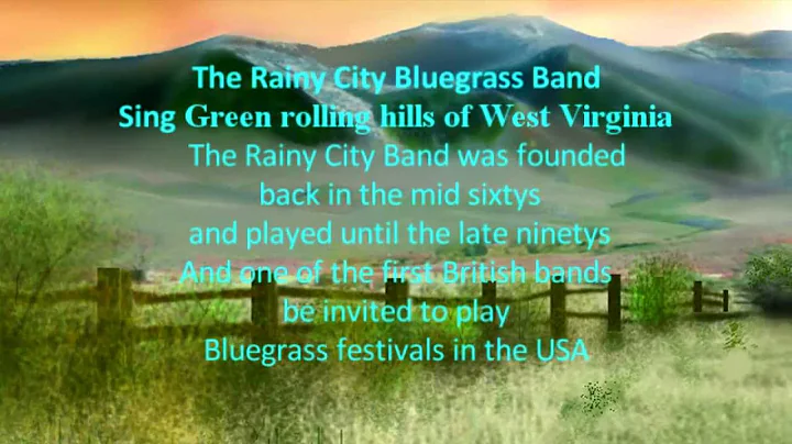 The Rainy City Bluegrass Band  Sing The Green rolling hills of West Virginia 1980