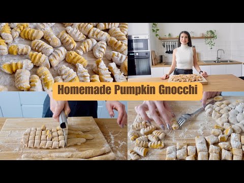 Homemade Vegan Pumpkin Gnocchi by Annie Papatheodorou