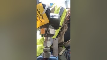 Calibrating Yokogawa Pressure Transmitter with Syringe Fitting   Part3 20190607 162610