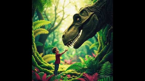 A Child Meets a T-Rex | Sora OpenAI’s Jurassic Tale
