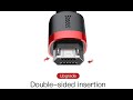 Кабель MicroUSB двухсторонний