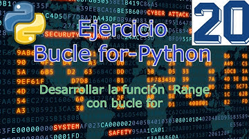#20 Función Range con bucles For |Python - Bucle for|