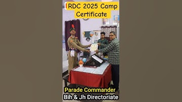 RDC Camp 2025 Certificate 🔥|| #ncccamp #ncc #ncccertificate #tejasnccarmy #ncc_army #rdccamp