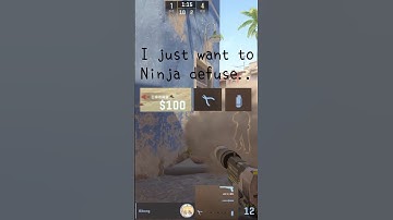 【CS2】I just want to Ninja defuse #shorts