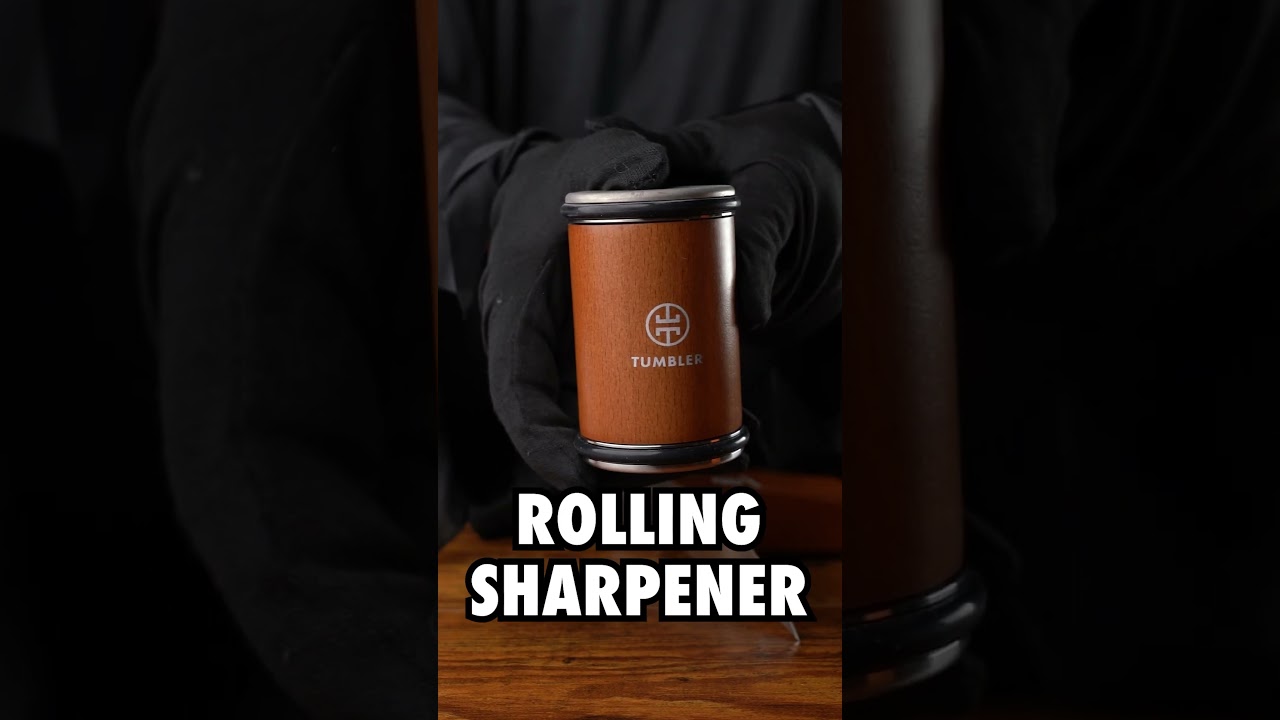 No more dull knives with the Tumbler Rolling Knife Sharpener #chefsknife  #knifesharpening #tumblerusa