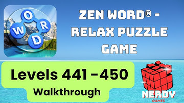 Zen Word Levels 441-450
