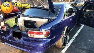 2 15S IN A CAPRICE DESTROYING THE INSIDES