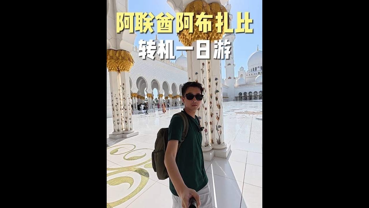 土豪国阿联酋首都阿布扎比一日游…公交站全空调覆盖？！