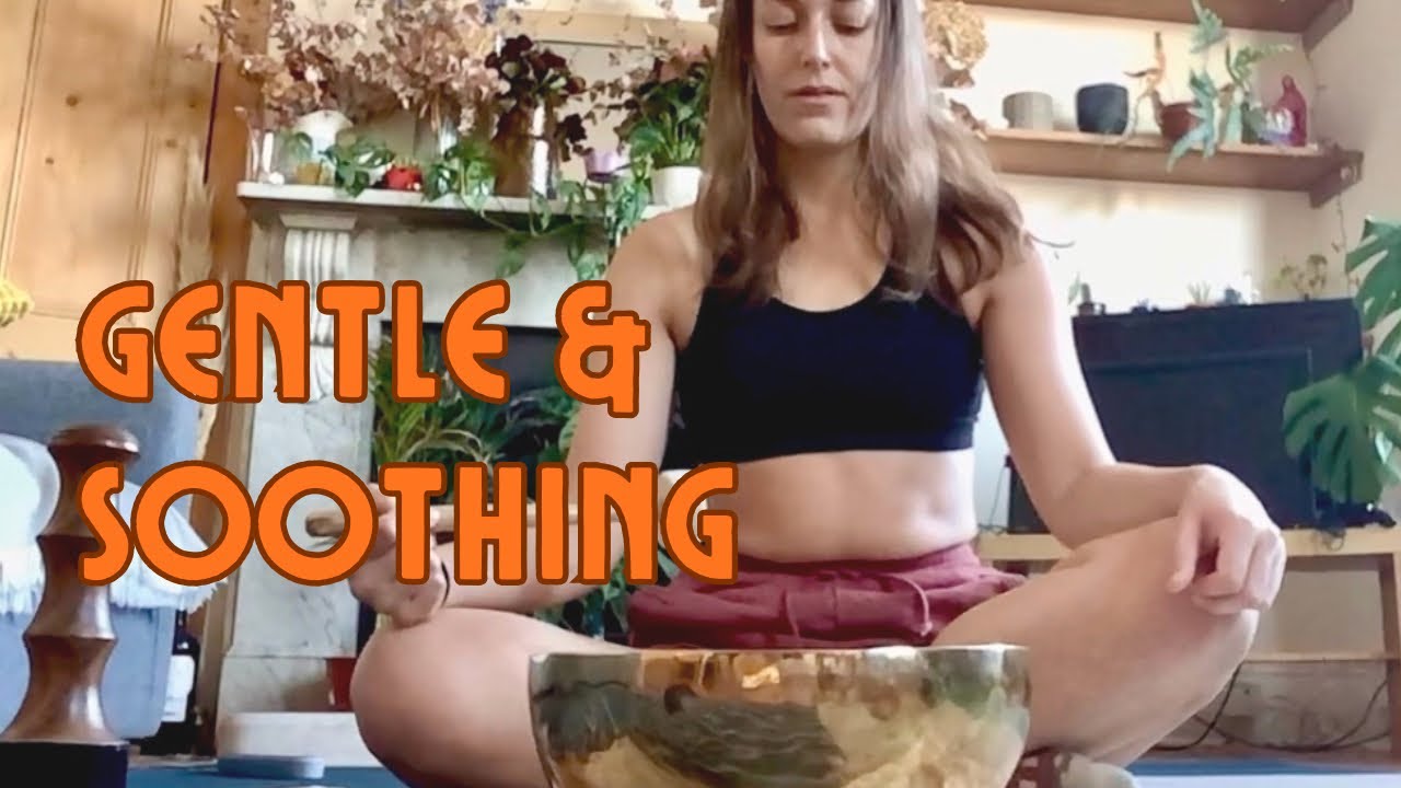 Relax and Stretch: 20 min Yoga & Sound Bath for Stress Relief - Feel Calm 