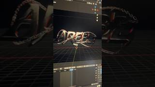 RENDER 3D LOGO #logo #tutorial #blender