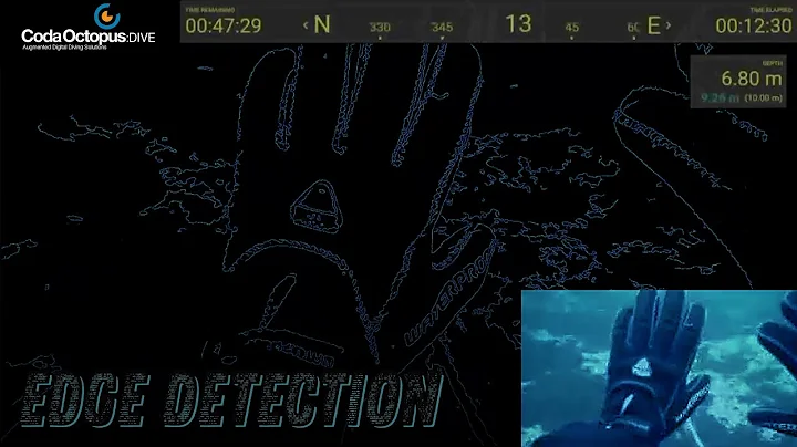 DAVD (Diver Augmented Vision Display) Edge Detection Demonstration