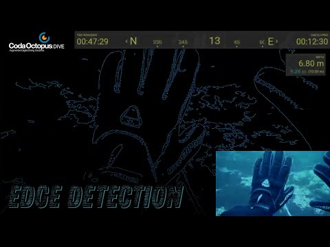DAVD (Diver Augmented Vision Display) Edge Detection Demonstration