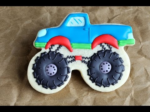 Monster Truck Cookies Haniela S Youtube
