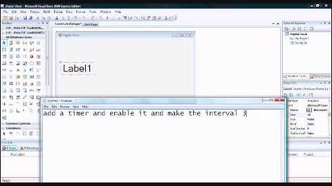 Visual Basic 2008 Tutorial: Create A Digital Clock