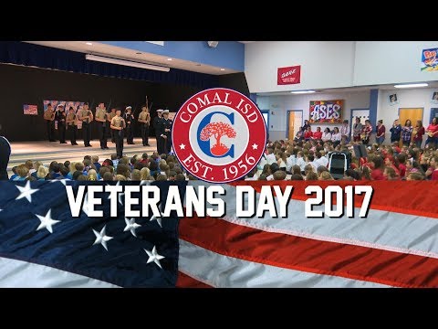 Comal Independent School District Celebrates Veterans Day 2017