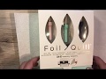 Foil Quill Set auf Vinyl