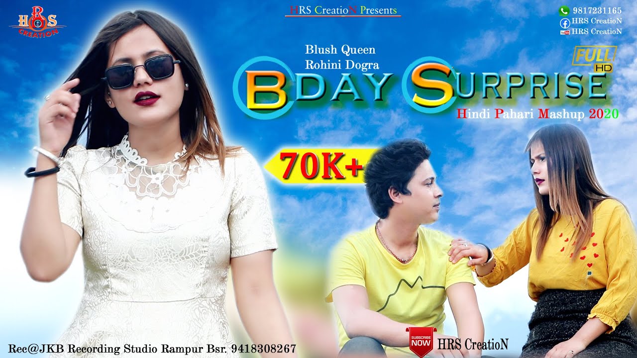 Blush Queen Rohini Dogra  Bday Special Mashup 2020  HRS CreatioN