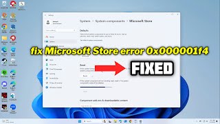 (FIXED) Microsoft Store error 0x000001f4