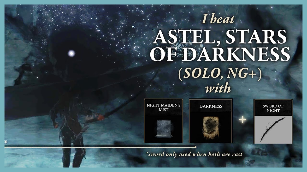 Starry Night vs. Astel, Star of Darkness (SOLO, NG+) | Elden Ring
