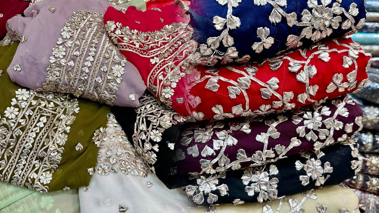 Pakistani Most Beautiful Gotta design 🇵🇰🥰Gotta Patti new design/ hand work gotta Patti suit