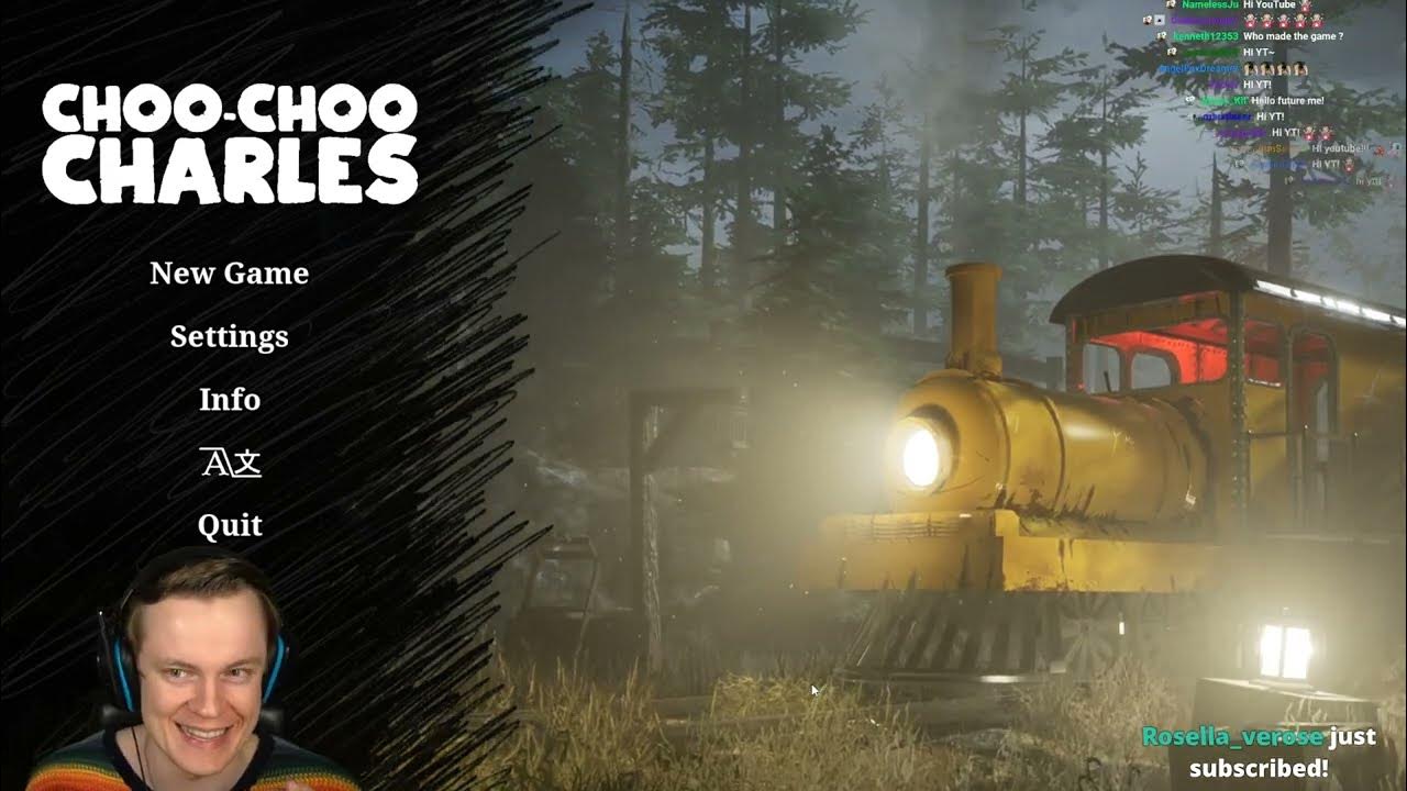 Insym Plays ChooChoo Charles Livestream from 9/12/2022 YouTube