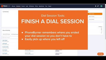 PhoneBurner Finish A Dial Session | How to Finish an Incomplete Dial Session
