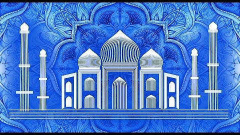 Art of Taj Mahal in Corel Draw