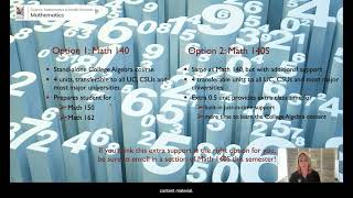Santa Ana College - Math 140 and 140S