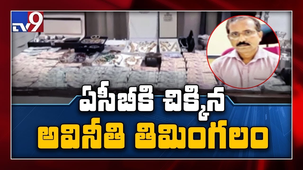 ACB raids Electrical DE Muthyam Venkata Ramana house; huge cash, gold seized - TV9