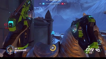 Overwatch CTF: Raptor goes 15 and 2 on Tracer w/ Score Board for team damage