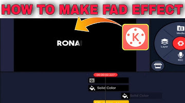 KINEMASTER TUTORIAL |  FED IN & FADE OUT  EFFECT |  #kinamaster #editing#montage #viral #Ronanth