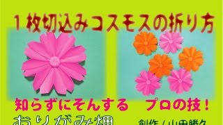 手軽にサクッとできる 折り紙で作るコスモスの折り方6選 プレゼントや飾りに 暮らし の