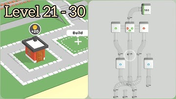 Ball Pipes - Fix The Pipes - (Level 21 - 30) Gameplay #3