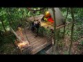 Top 5 Bushcraft Solo Overnight Shelter House Alone In Forest